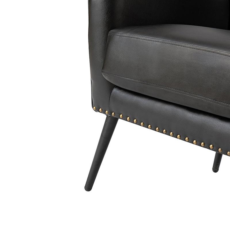 Shepherd Wingback Vegan Leather Armchair(Optional Types)