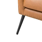 Shepherd Wingback Vegan Leather Armchair(Optional Types)