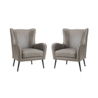 Shepherd Wingback Vegan Leather Armchair(Optional Types)