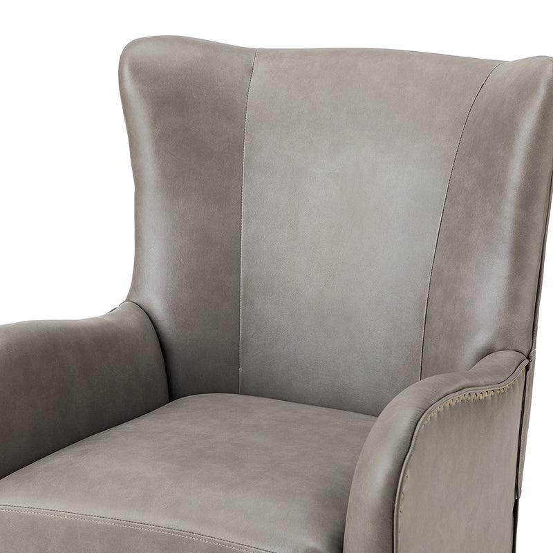 Shepherd Wingback Vegan Leather Armchair(Optional Types)