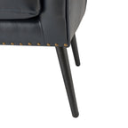 Shepherd Wingback Vegan Leather Armchair(Optional Types)