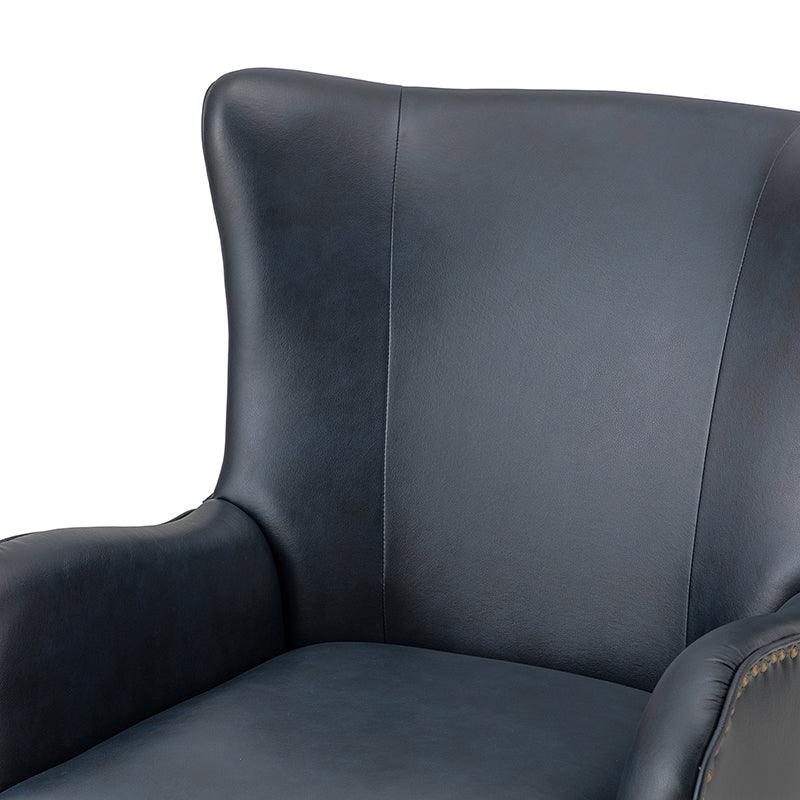 Shepherd Wingback Vegan Leather Armchair(Optional Types)
