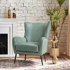 Shepherd Wingback Vegan Leather Armchair(Optional Types)