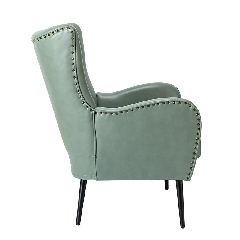 Shepherd Wingback Vegan Leather Armchair(Optional Types)