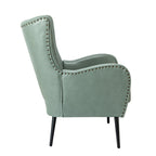 Shepherd Wingback Vegan Leather Armchair(Optional Types)