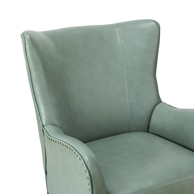 Shepherd Wingback Vegan Leather Armchair(Optional Types)