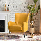 Shepherd Wingback Vegan Leather Armchair(Optional Types)