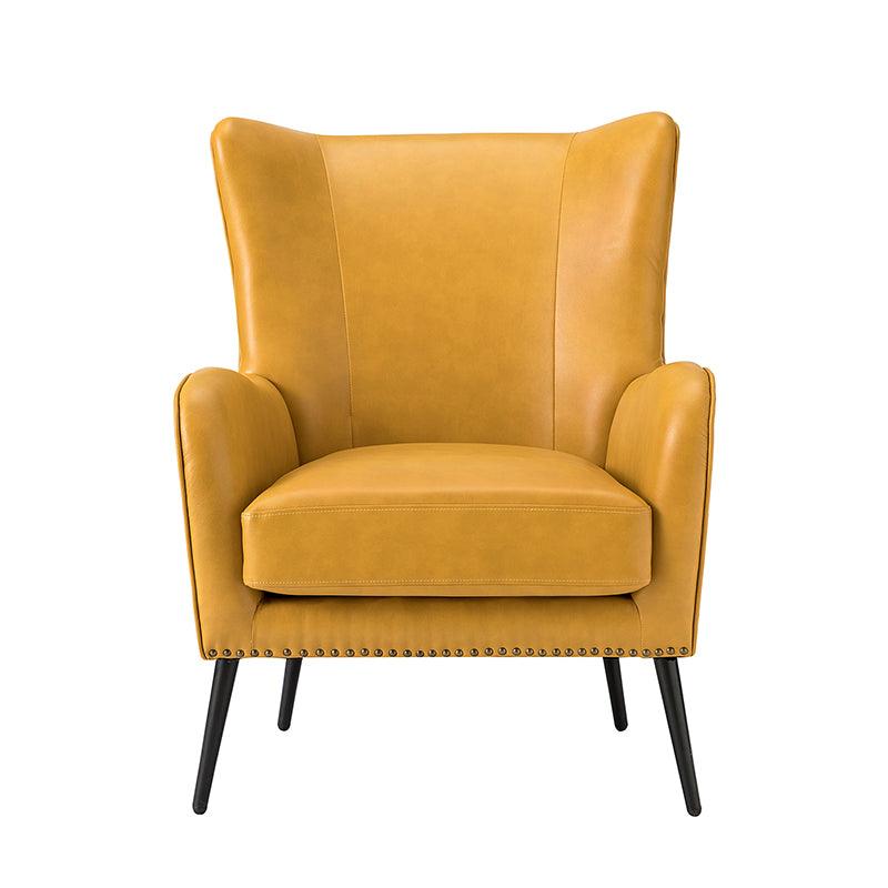 Shepherd Wingback Vegan Leather Armchair(Optional Types)