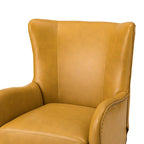 Shepherd Wingback Vegan Leather Armchair(Optional Types)