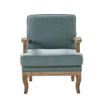 Randolph Farmhouse Upholstered Accent Chair with Wooden Legs(Optional Types)