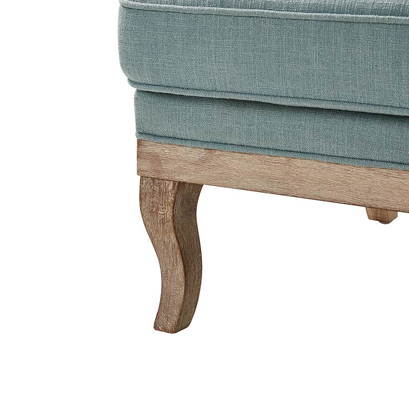 Randolph Farmhouse Upholstered Accent Chair with Wooden Legs(Optional Types)