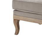 Randolph Farmhouse Upholstered Accent Chair with Wooden Legs(Optional Types)