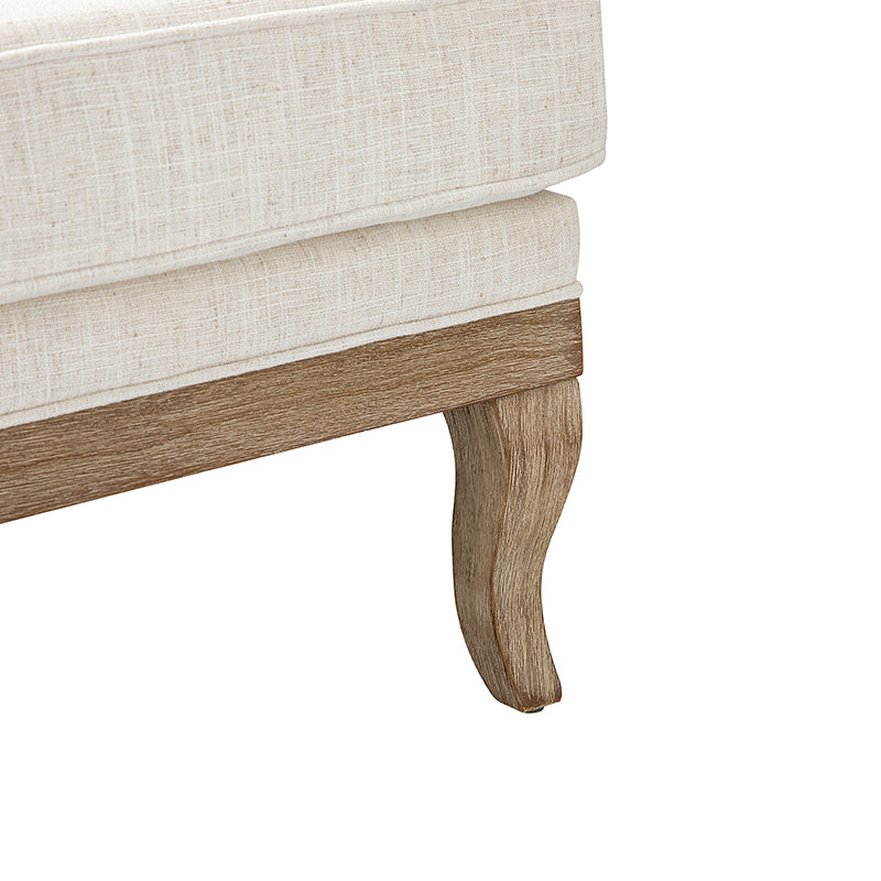 Randolph Farmhouse Upholstered Accent Chair with Wooden Legs(Optional Types)