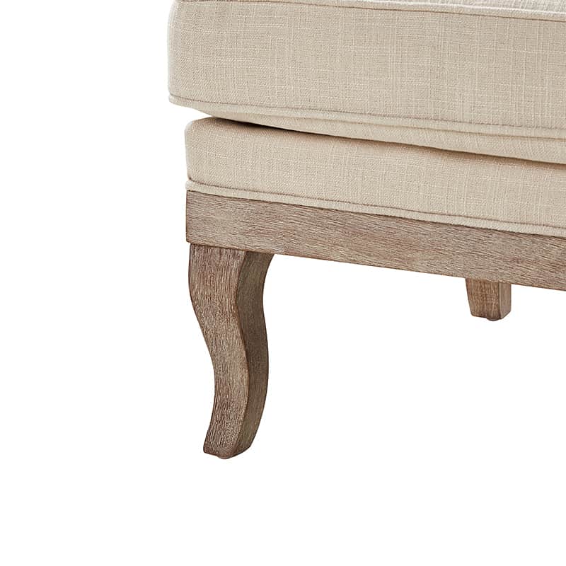 Randolph Farmhouse Upholstered Accent Chair with Wooden Legs(Optional Types)