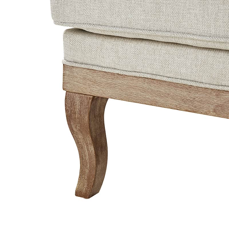 Randolph Farmhouse Upholstered Accent Chair with Wooden Legs(Optional Types)
