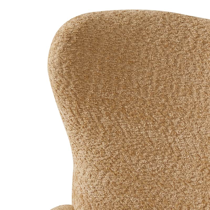 Dorothy Upholstered Armchair with Rubber Wood & Durable Legs