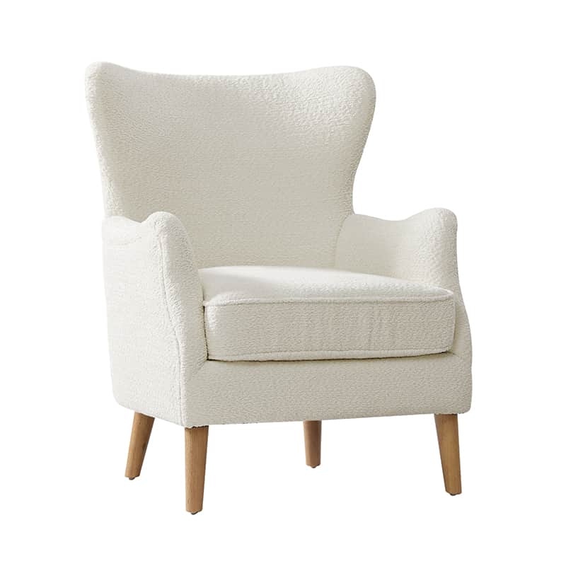 Dorothy Upholstered Armchair with Rubber Wood & Durable Legs