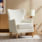 Dorothy Upholstered Armchair with Rubber Wood & Durable Legs