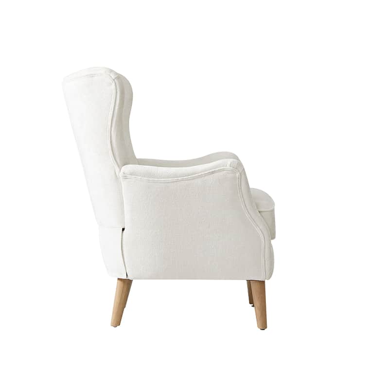 Dorothy Upholstered Armchair with Rubber Wood & Durable Legs
