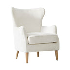 Dorothy Upholstered Armchair with Rubber Wood & Durable Legs