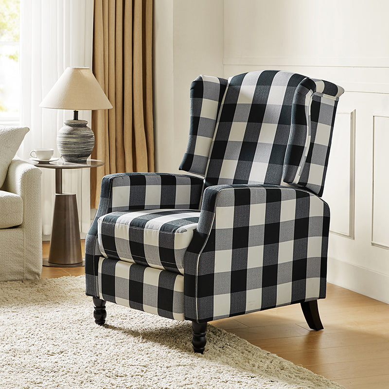 Lilith Upholstered Recliner Chair with Adjustable Backrest & Footrest