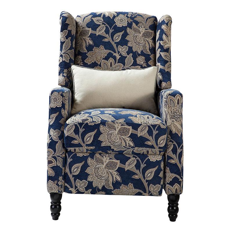 Lilith Upholstered Recliner Chair with Adjustable Backrest & Footrest