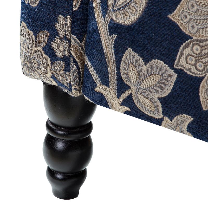 Lilith Upholstered Recliner Chair with Adjustable Backrest & Footrest