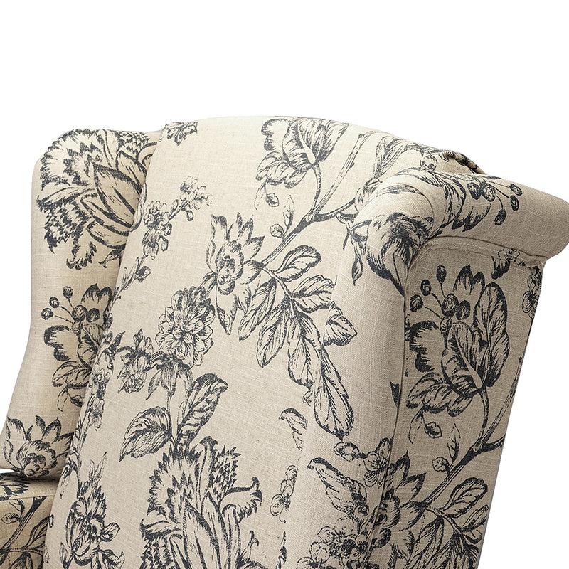 Lilith Upholstered Recliner Chair with Adjustable Backrest & Footrest