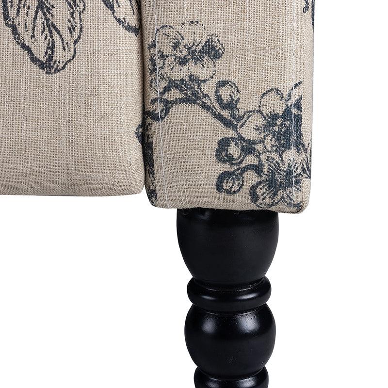 Lilith Upholstered Recliner Chair with Adjustable Backrest & Footrest