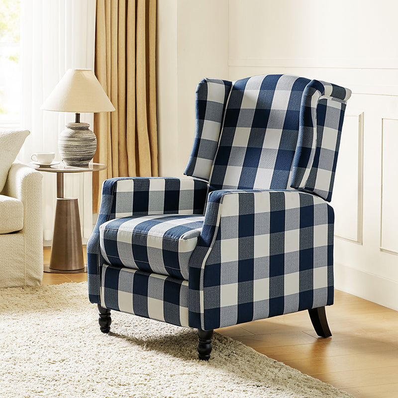 Lilith Upholstered Recliner Chair with Adjustable Backrest & Footrest