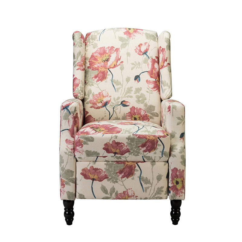 Lilith Upholstered Recliner Chair with Adjustable Backrest & Footrest