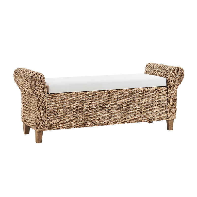 Coastal Charm: Wilhelm Rattan Storage Bench