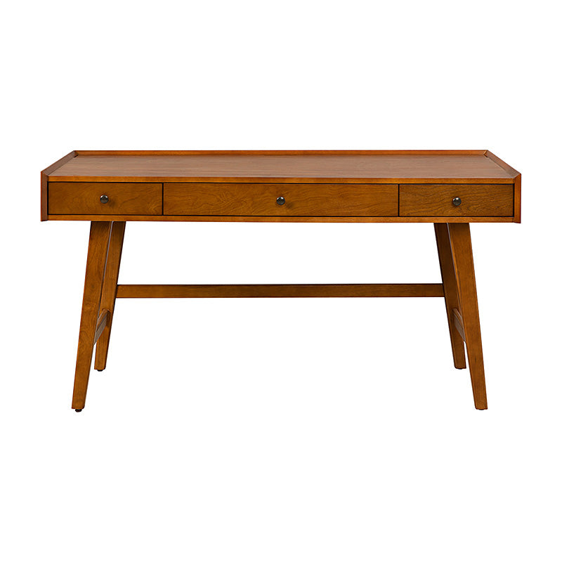 Charlotte Mid-century Modern 60 Computer Desk with Cable Management & Charging Station