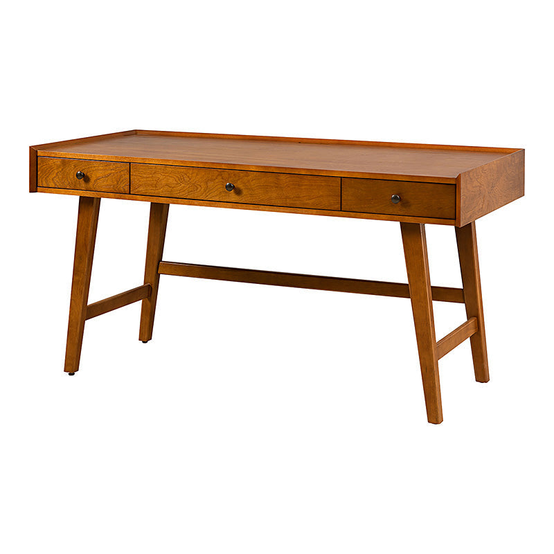 Charlotte Mid-century Modern 60 Computer Desk with Cable Management & Charging Station