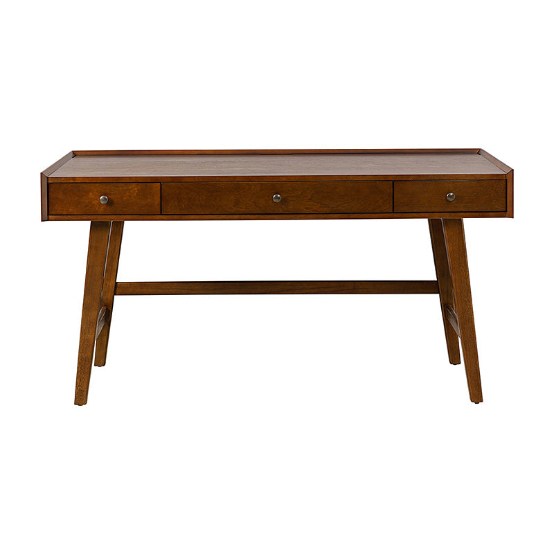 Charlotte Mid-century Modern 60 Computer Desk with Cable Management & Charging Station