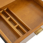 Trevor Mid-Century Modern Computer Office Desk With USB