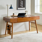 Reg  Mid-century Desk with Two Power Outlets