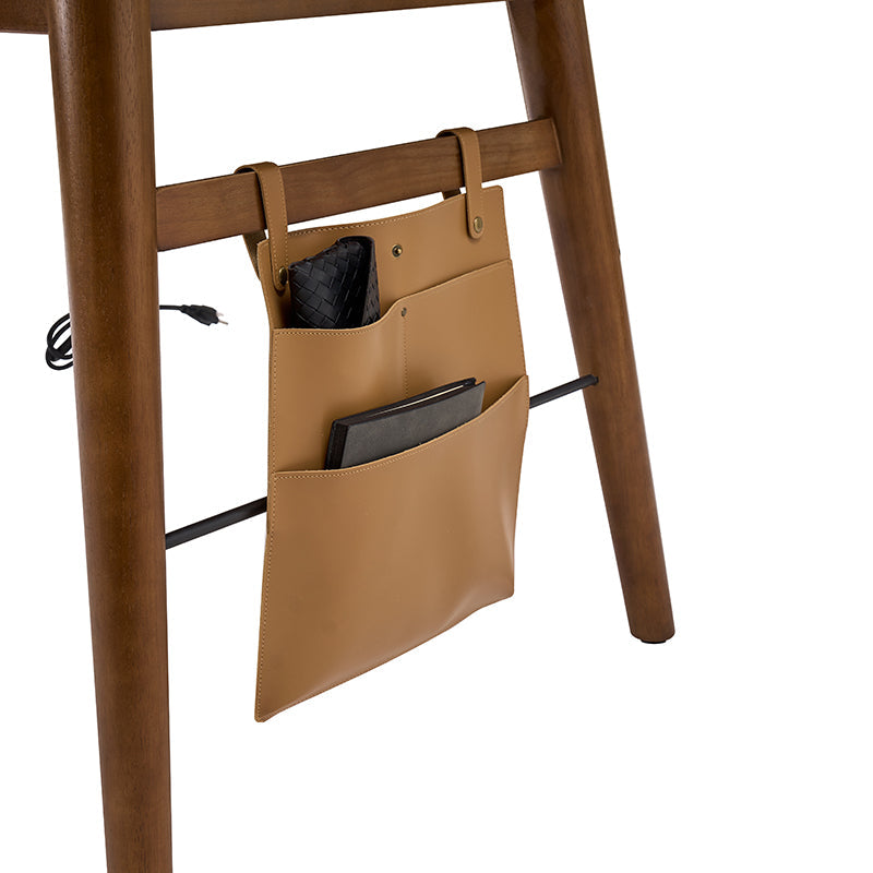 Reg  Mid-century Desk with Two Power Outlets