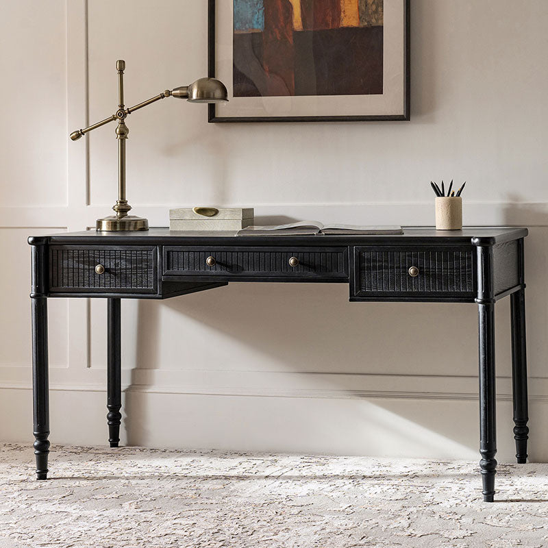 Isaac Transitional 60''W Office Desk With 3 Drawers