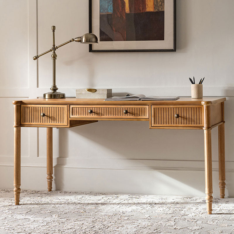 Isaac Transitional 60''W Office Desk With 3 Drawers