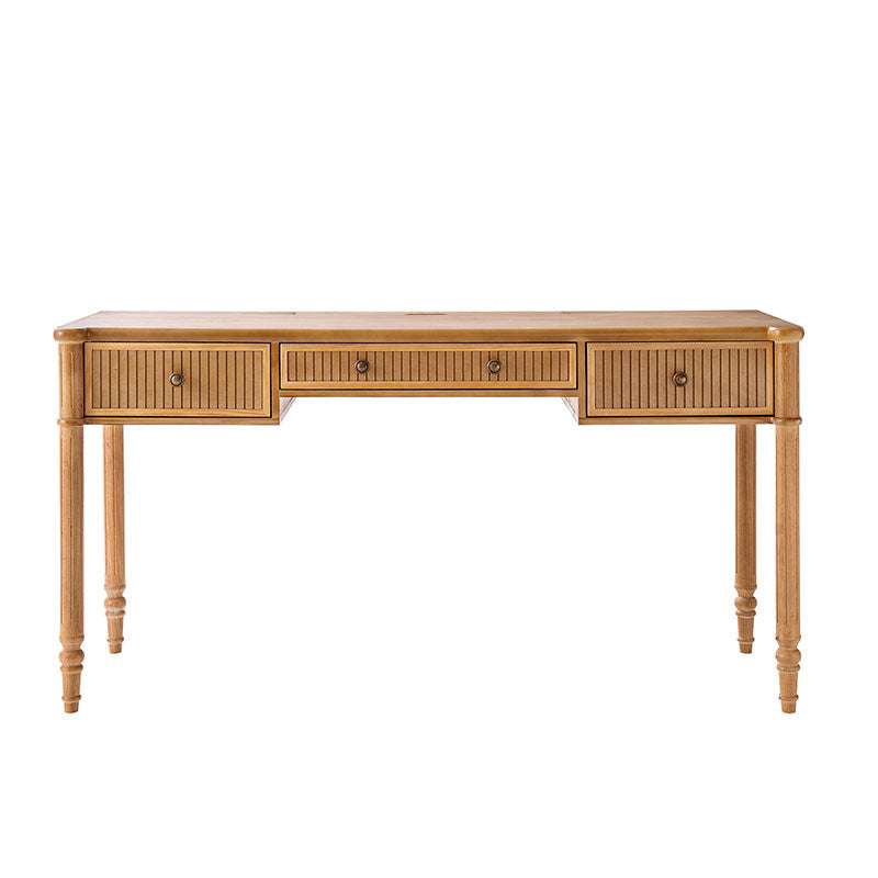 Isaac Transitional 60''W Office Desk With 3 Drawers