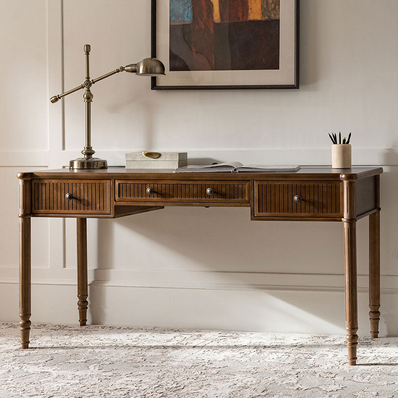 Isaac Transitional 60''W Office Desk With 3 Drawers