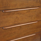 Raimunda 5-Drawer Chest Dresser with Solid Wood Frame