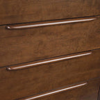Raimunda 5-Drawer Chest Dresser with Solid Wood Frame