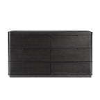 Brandon Modern Rubber Wood 6-Drawer Dresser