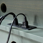 Multi-Functional Wooden Nightstand with USB & Open Shelf(Optional Types)