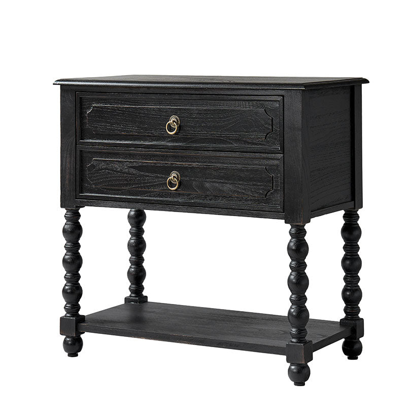 Multi-Functional Wooden Nightstand with USB & Open Shelf(Optional Types)