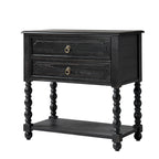 Multi-Functional Wooden Nightstand with USB & Open Shelf(Optional Types)