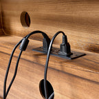 Multi-Functional Wooden Nightstand with USB & Open Shelf(Optional Types)