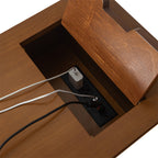 Vira End Table with Storage and Built-in Outlets(Optional Types)